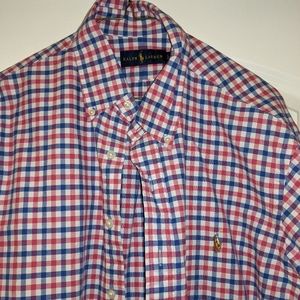 Mens large Ralph Lauren button up dress shirt